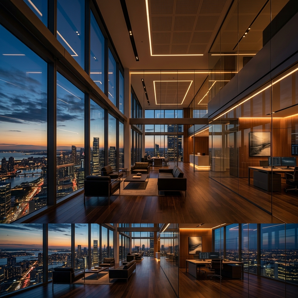 Modern office skyline